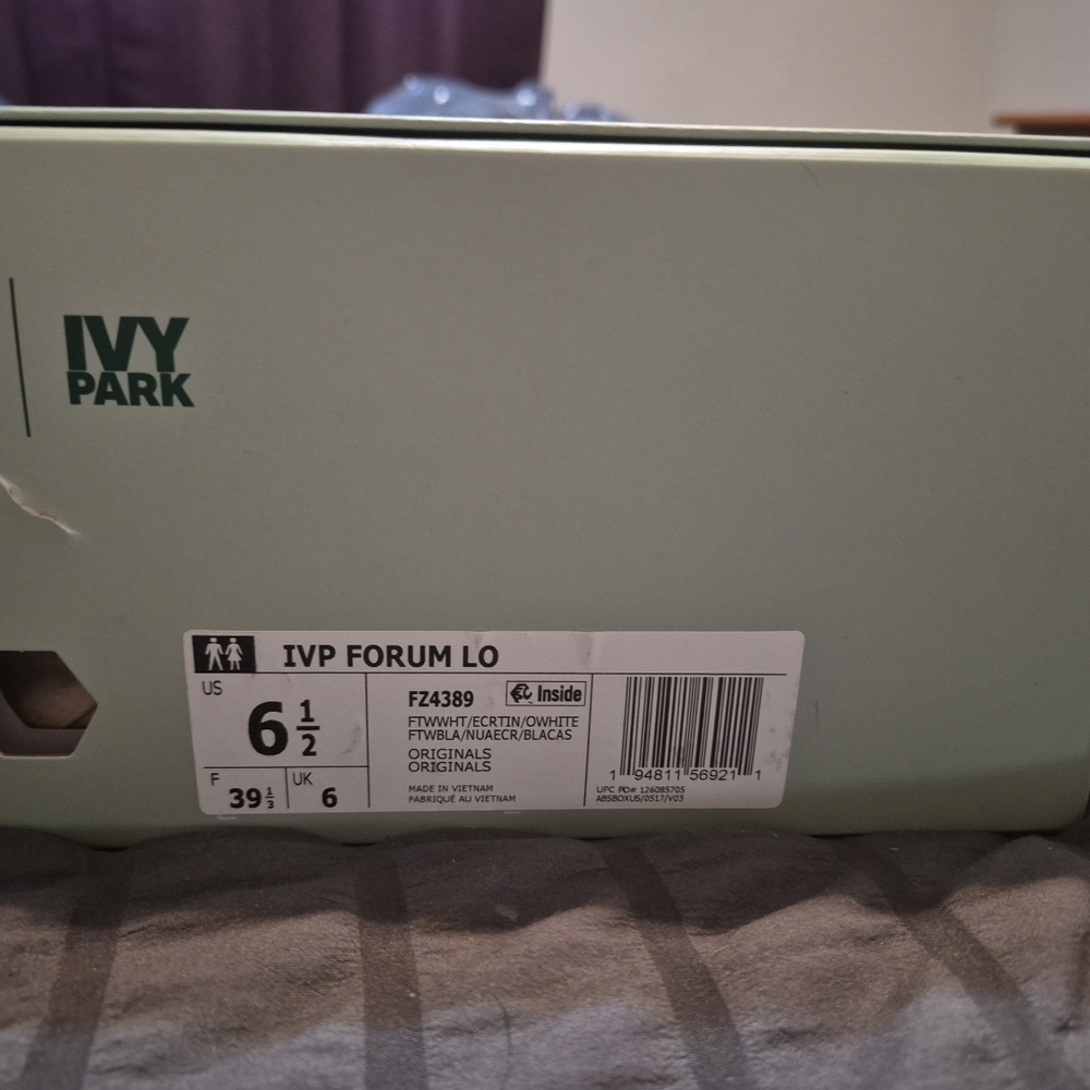 IVY PARK IVP Forum Lo Shoe Box - Mint Green
